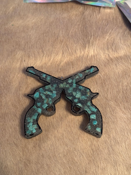 Turquoise Pistol- Butt Naked Freshie