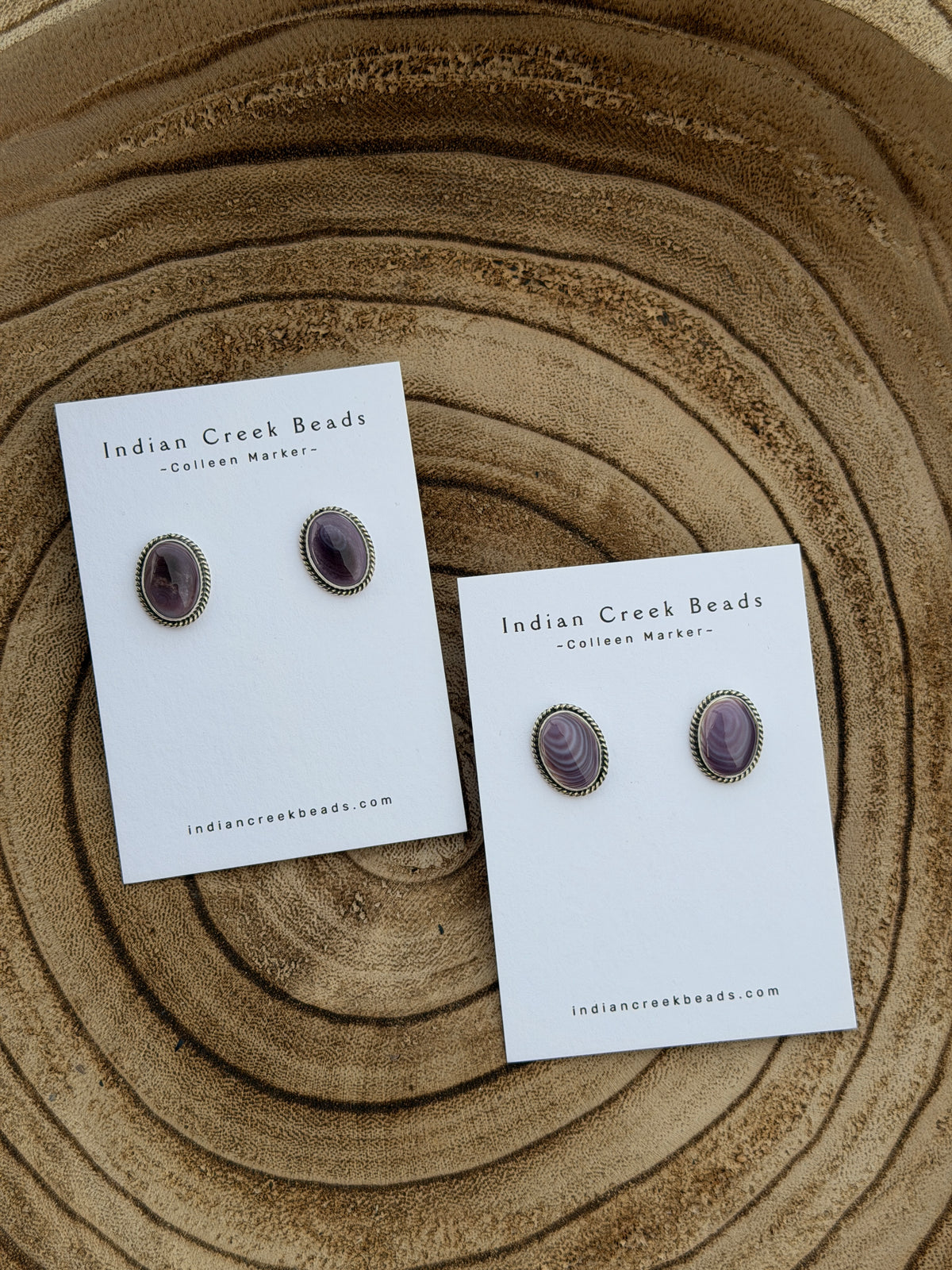 Wampum Shell Earrings