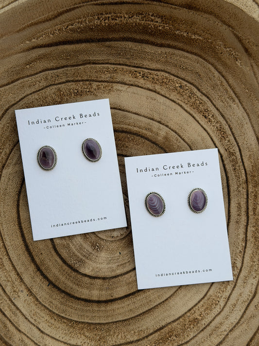Wampum Shell Earrings