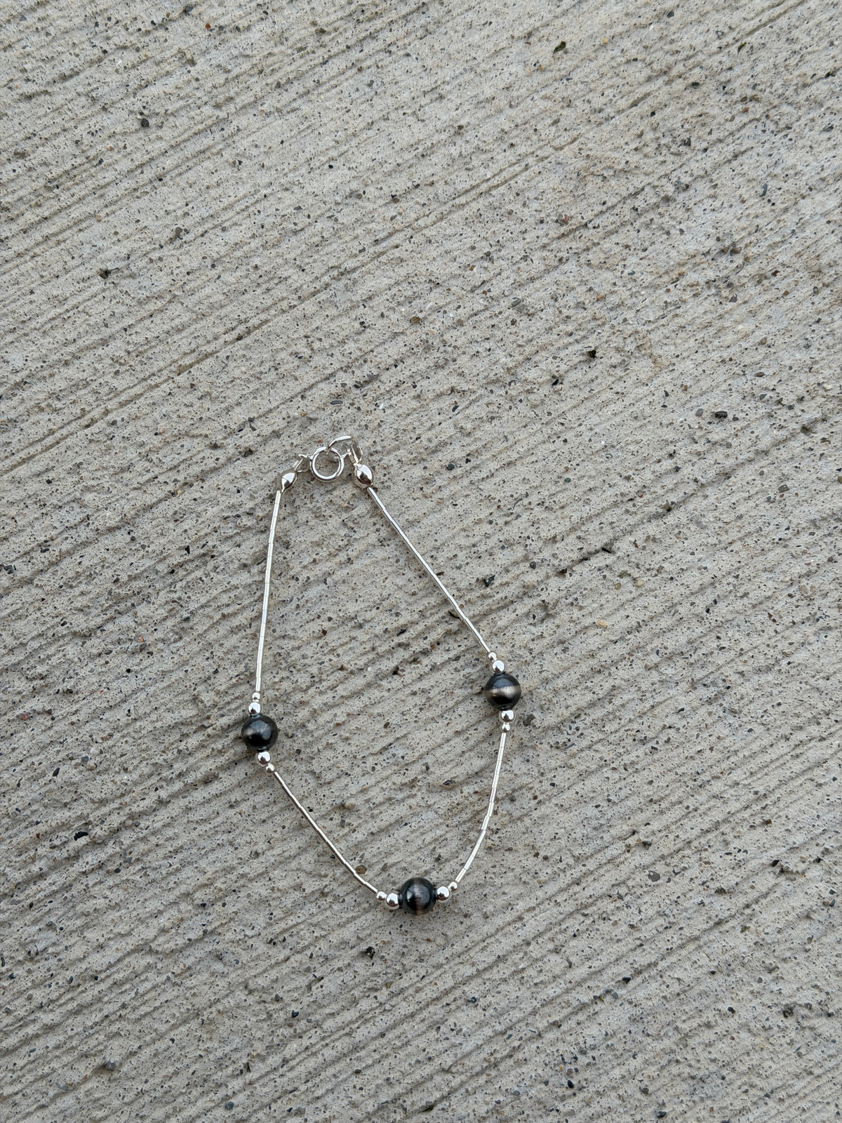 7" Liquid Silver & Pearl