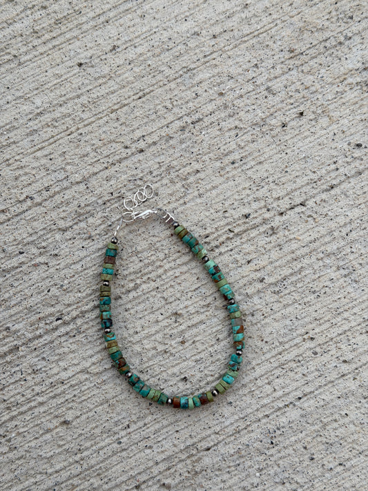 7-8" Pearl & Turquoise