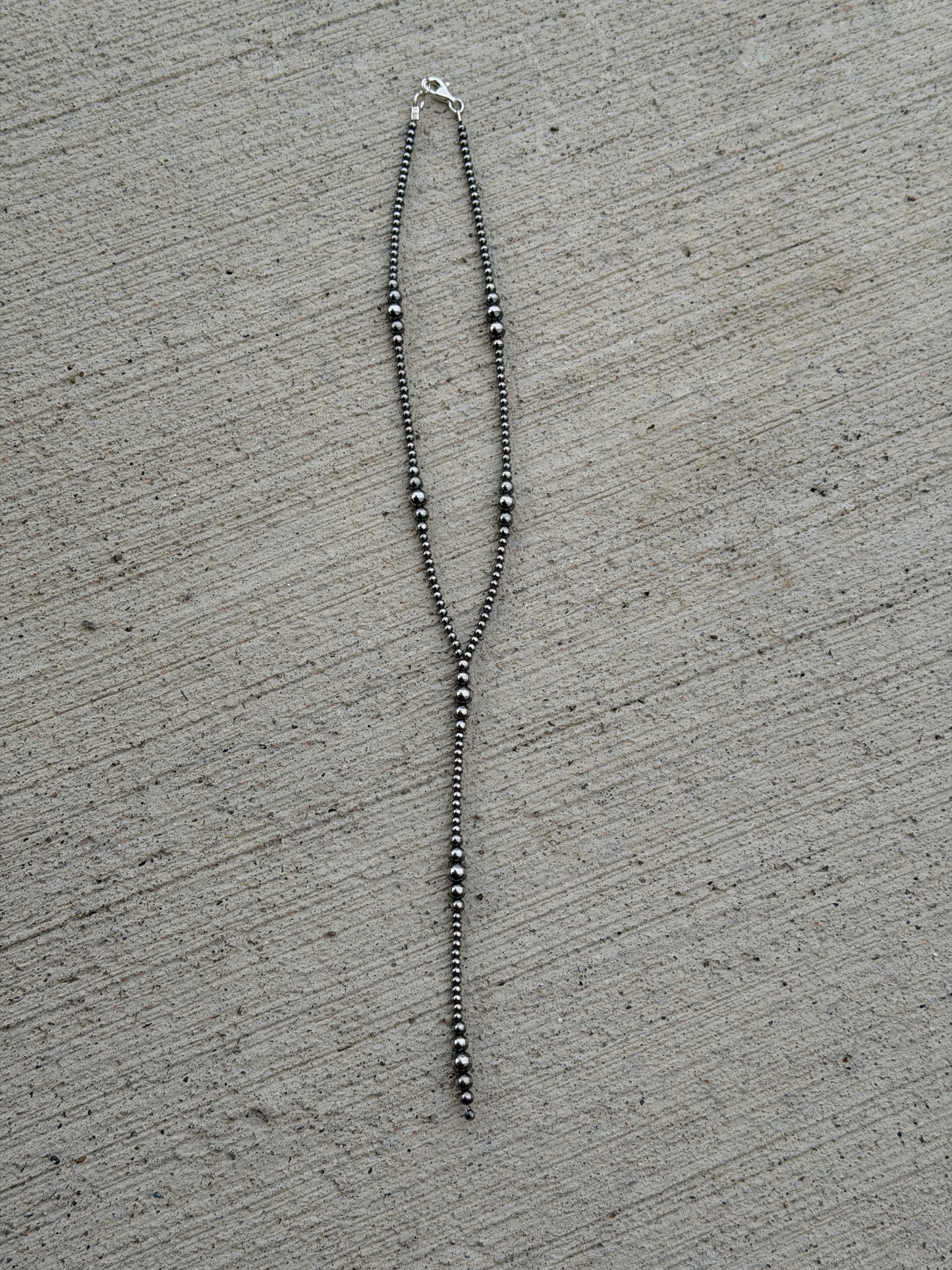 16" 3-6mm Pearl Lariat