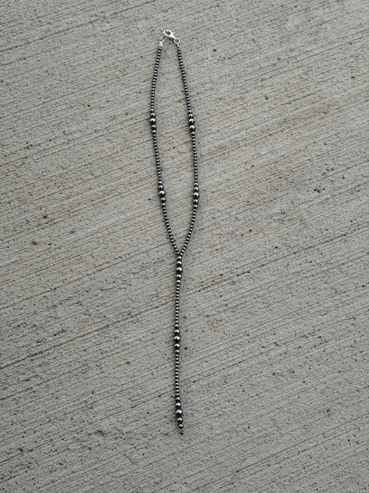 16" 3-6mm Pearl Lariat