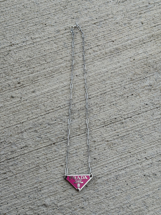18" Pink Designer Necklace