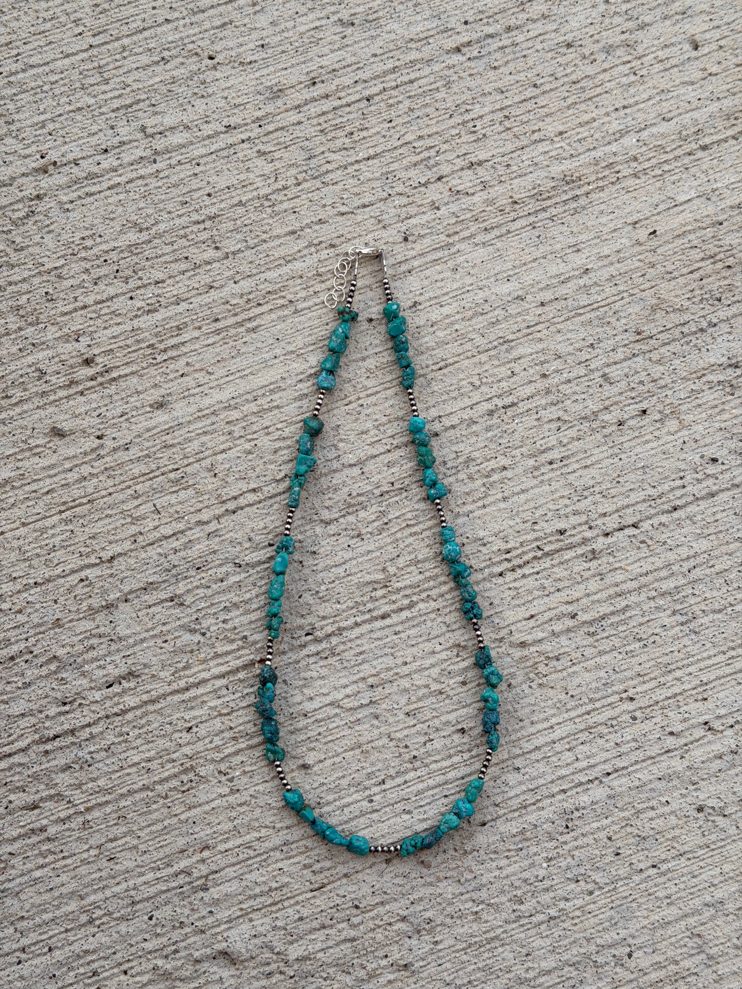 15.5-16.5" Pearl & Turquoise