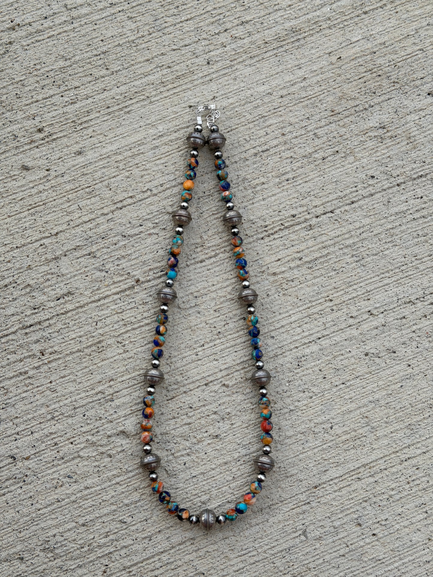 18.5-20" Kingman Spiny Lapis
