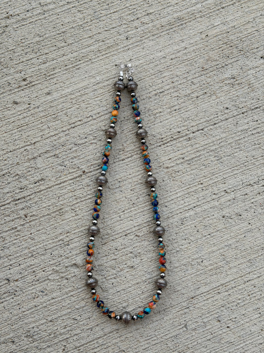 18.5-20" Kingman Spiny Lapis