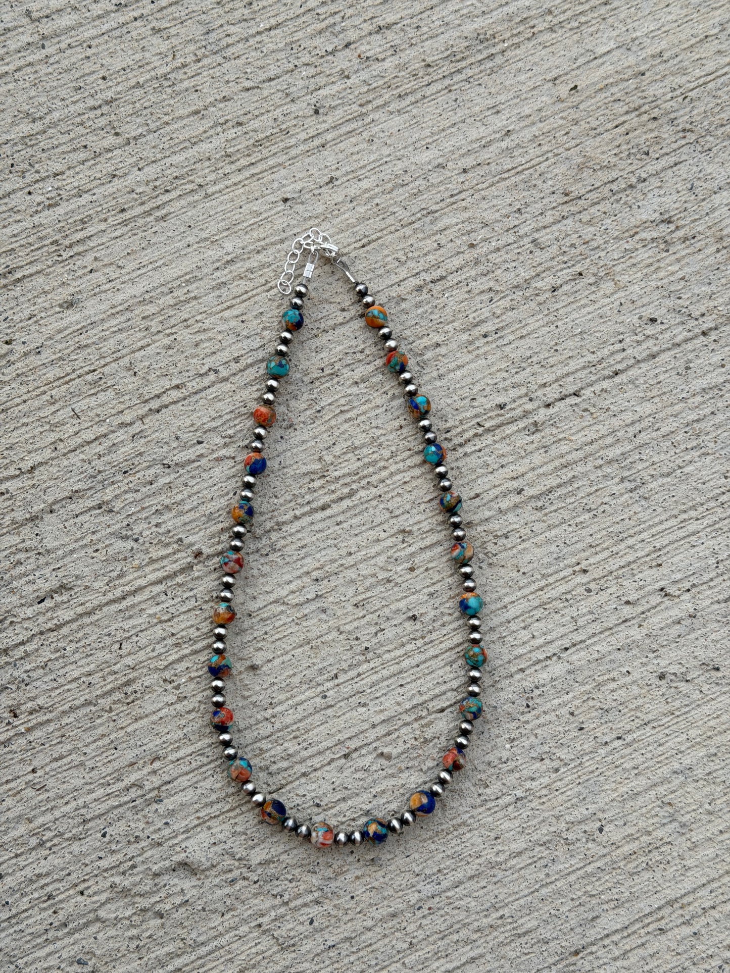 14.5-16" Kingman Spiny Lapis