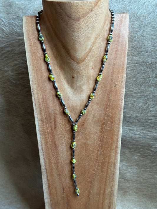 Palomino & Sterling Pearl Lariat