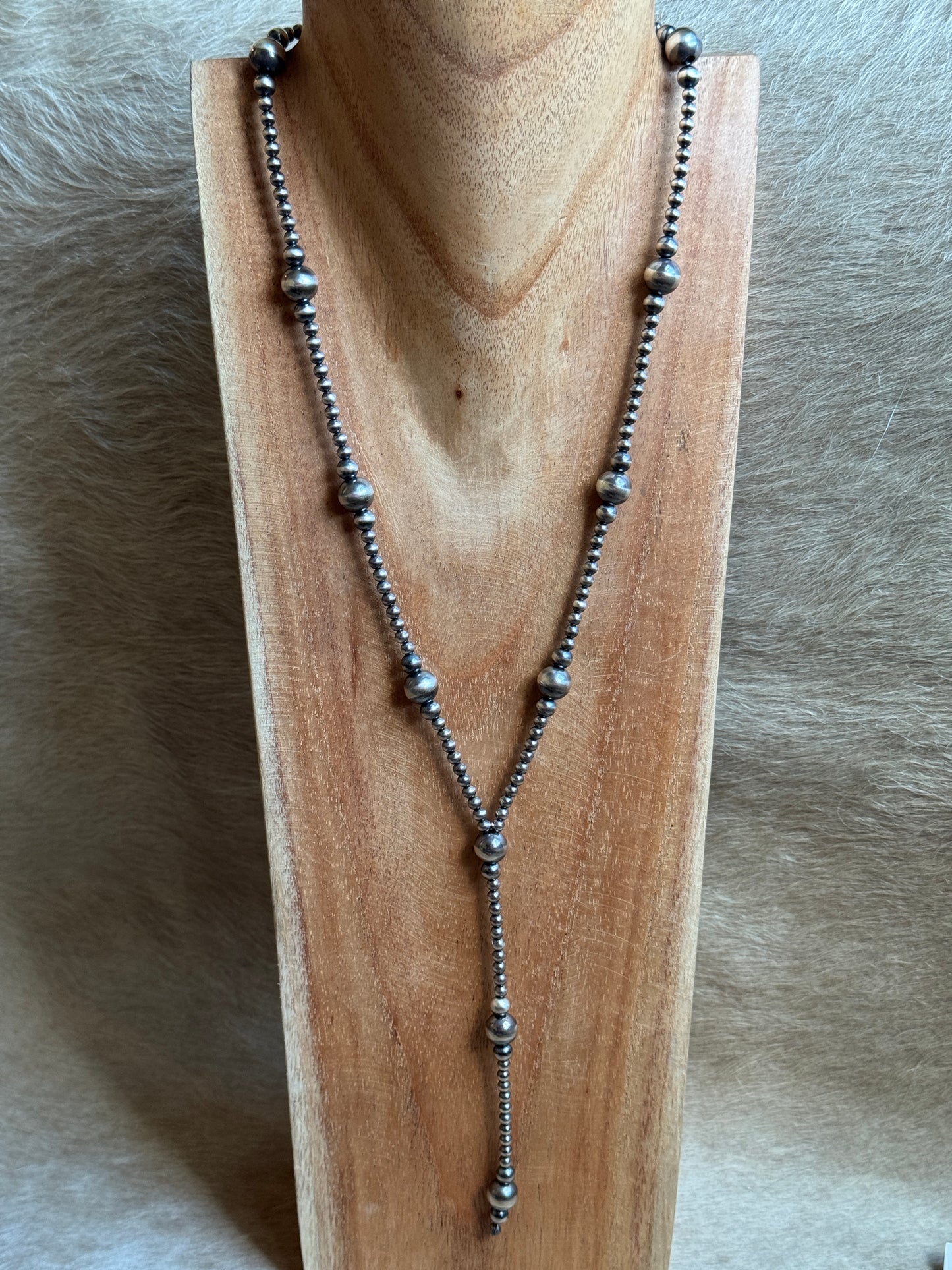 4-10mm Sterling Pearl Lariat