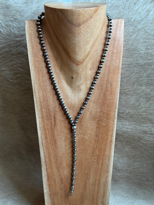4&6mm Sterling Pearl Lariat