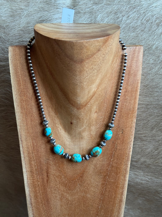 17.5-19" Kingman Turquoise