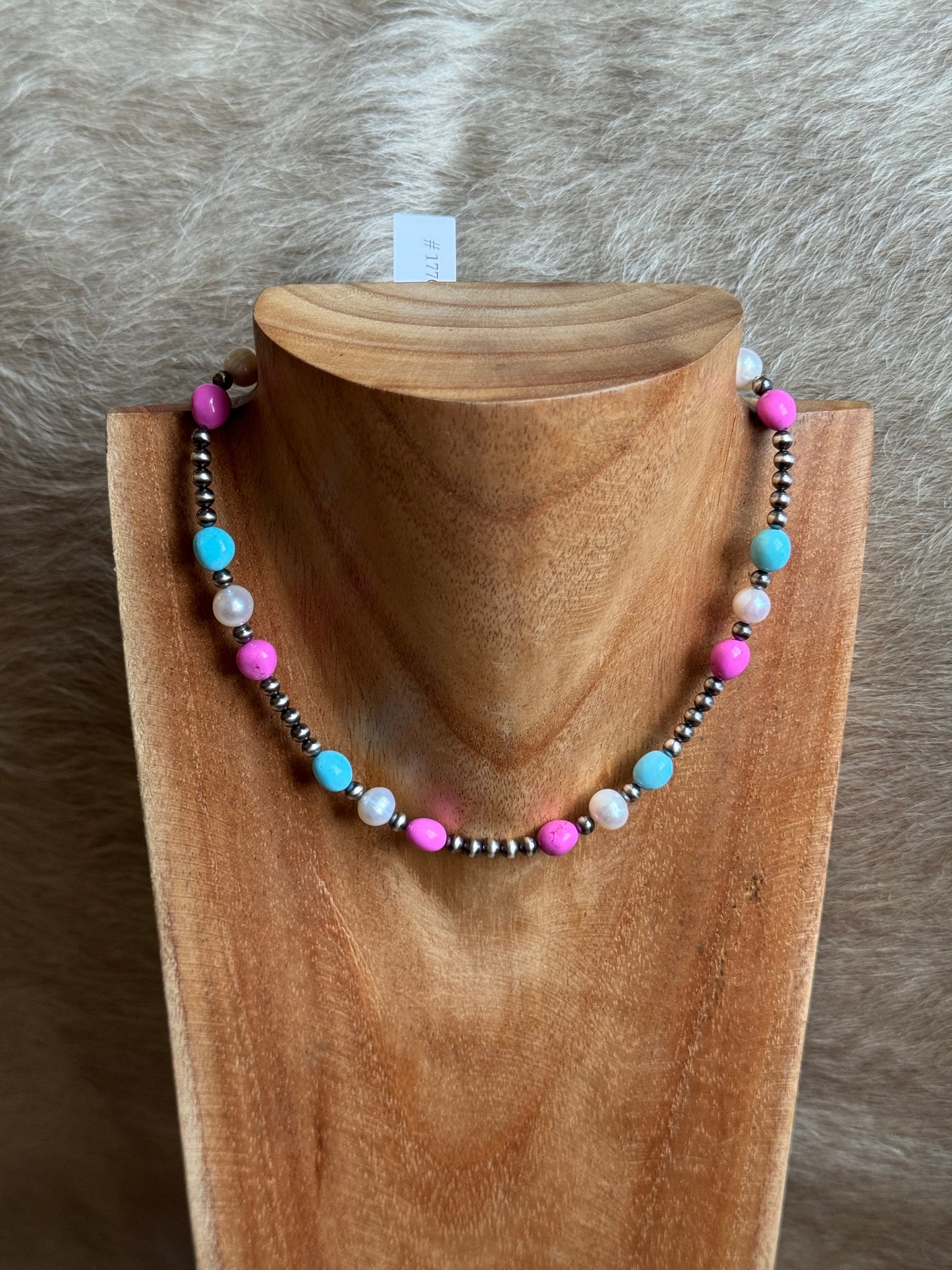 14-15.5" Cotton Candy Dahlia