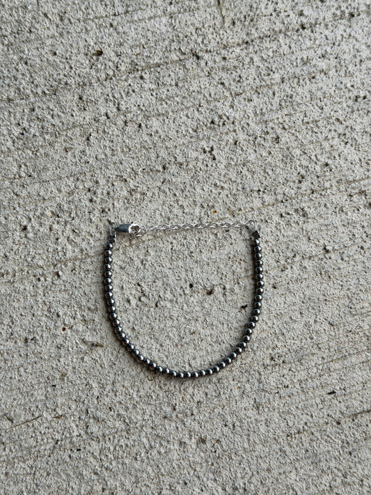 6-8" 3mm Sterling Pearl