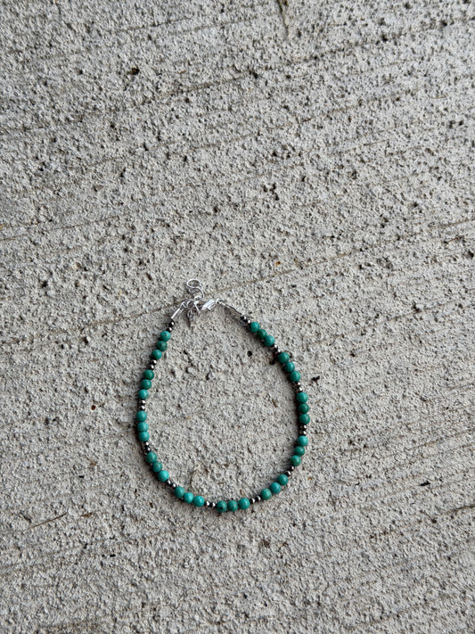 6.5-7.5" Pearl & Turquoise