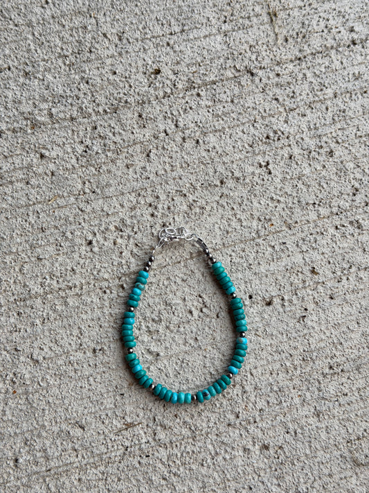 6.5-7.5" Pearl & Turquoise