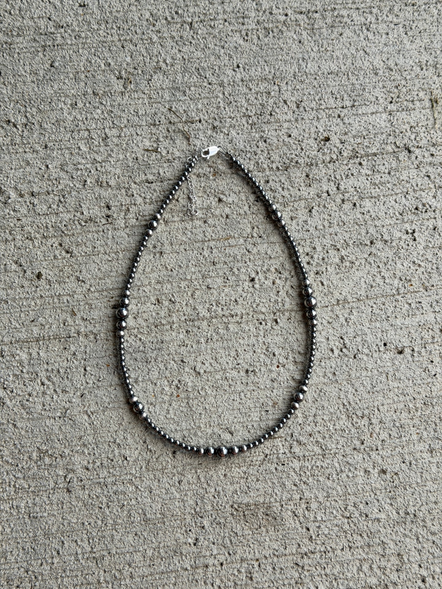 14-16" 3-6mm Sterling Pearls