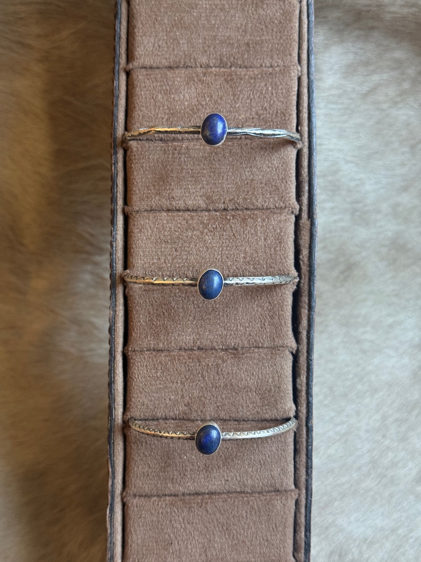 Blue Lapis Stacker Cuff