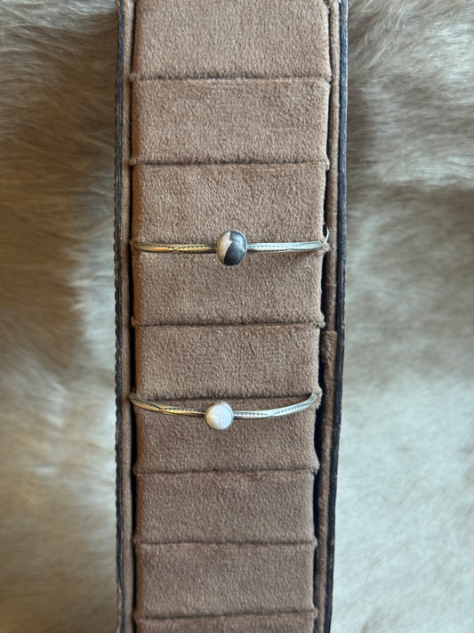 White Buffalo Simple Cuffs