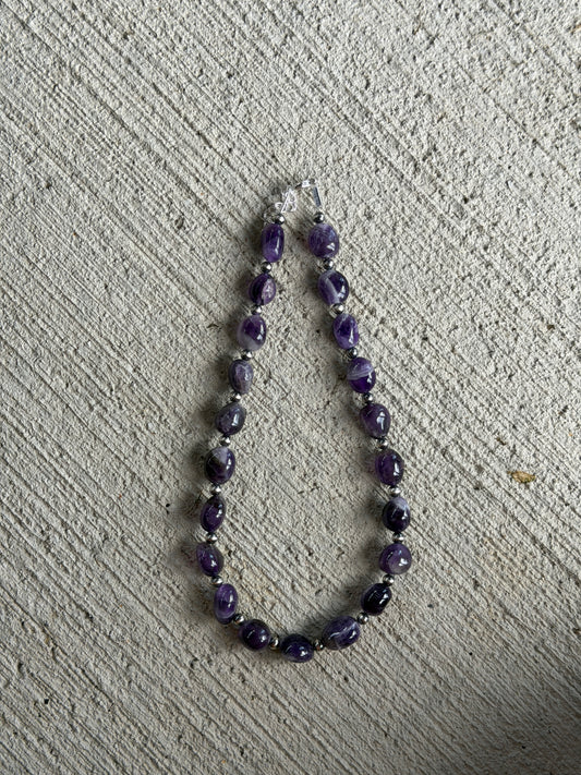 14-15.5" Purple Amethyst