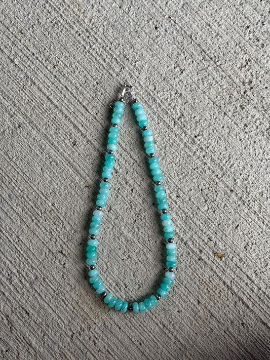 15.5-17" Teal Jade