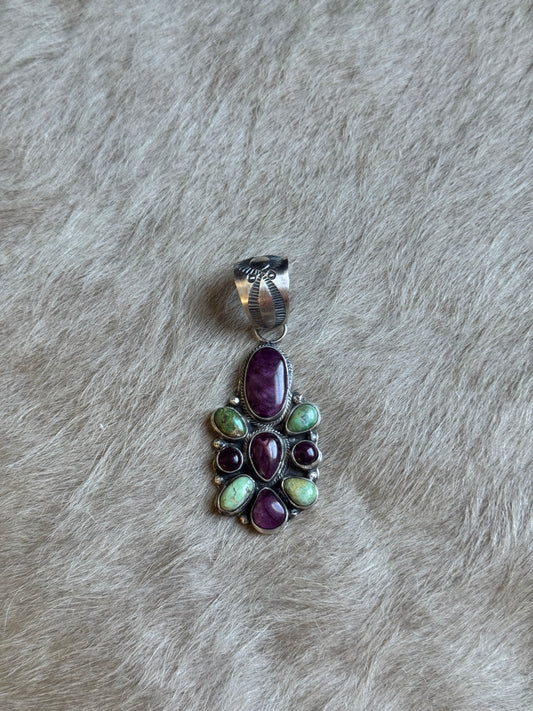 Purple Spiny & Sonoran Cluster Pendant