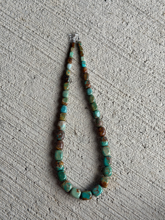 17.5-19" Genuine Turquoise