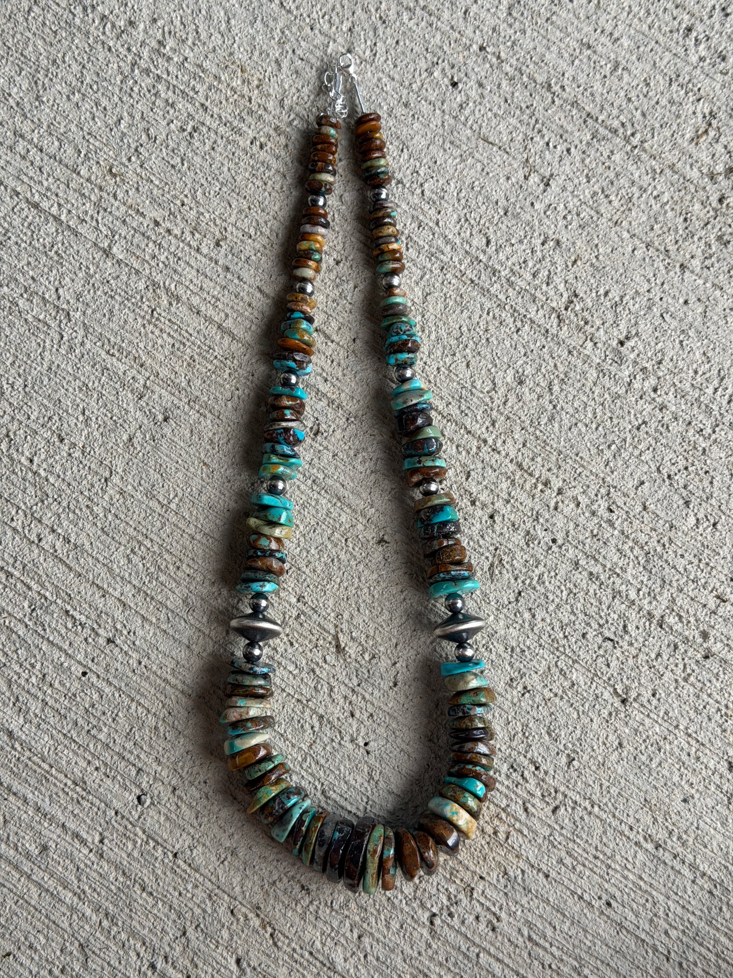 20.5-22" Graduated Genuine Turquoise