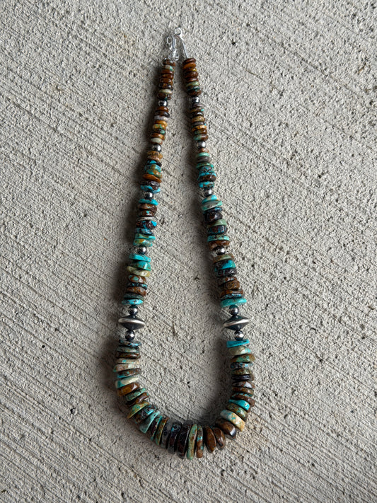 20.5-22" Graduated Genuine Turquoise