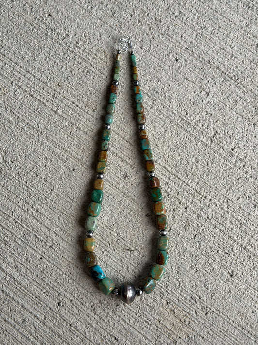 19.5-21" Genuine Turquoise
