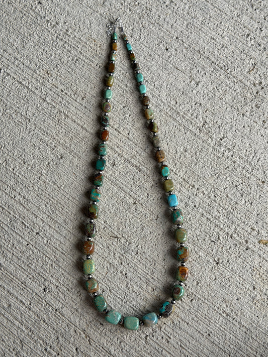 23-24.5" Graduated Genuine Turquoise