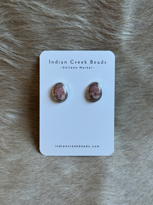 Rhodochrosite Earrings