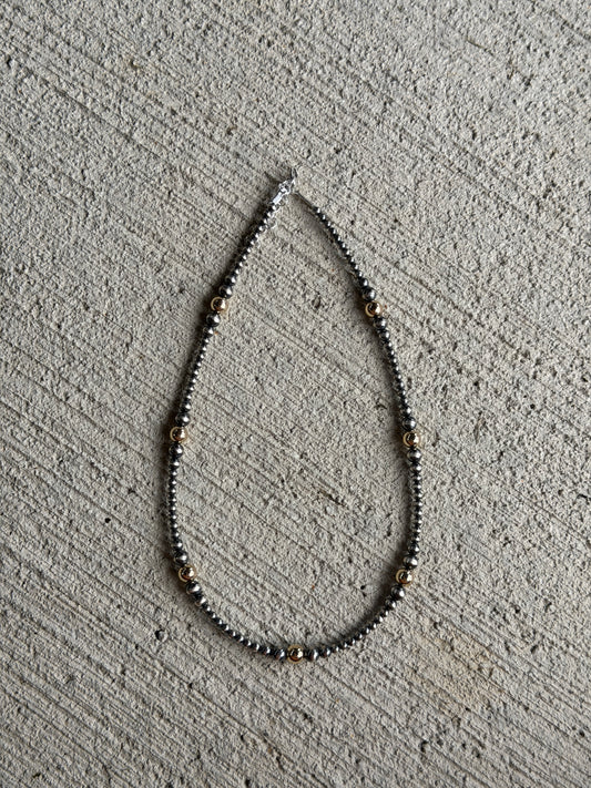 15-16.5" 3-5mm Pearl & Gold