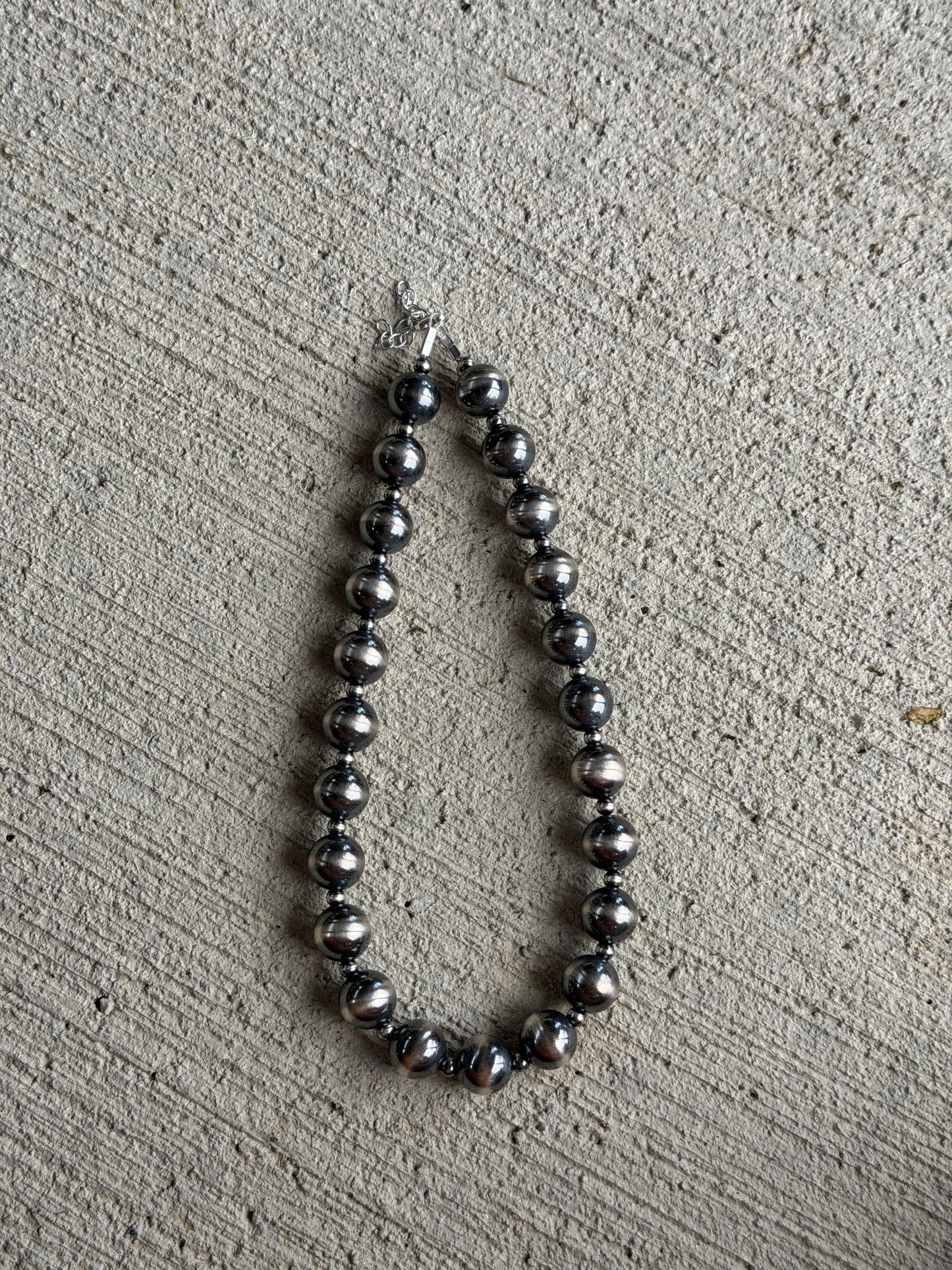 14.5-16" 4 & 12mm Sterling Pearls