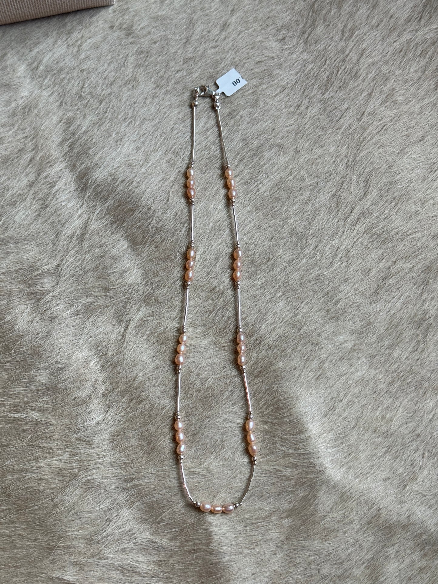 18" Freshwater Pearl & Liquid Silver