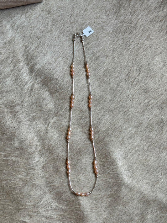 18" Freshwater Pearl & Liquid Silver