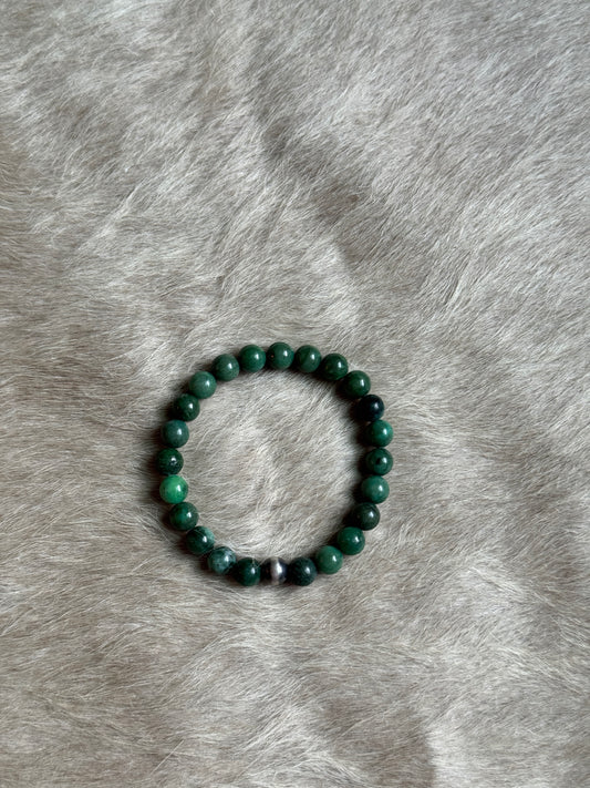 Gemstone & Pearl Stretchy Bracelet