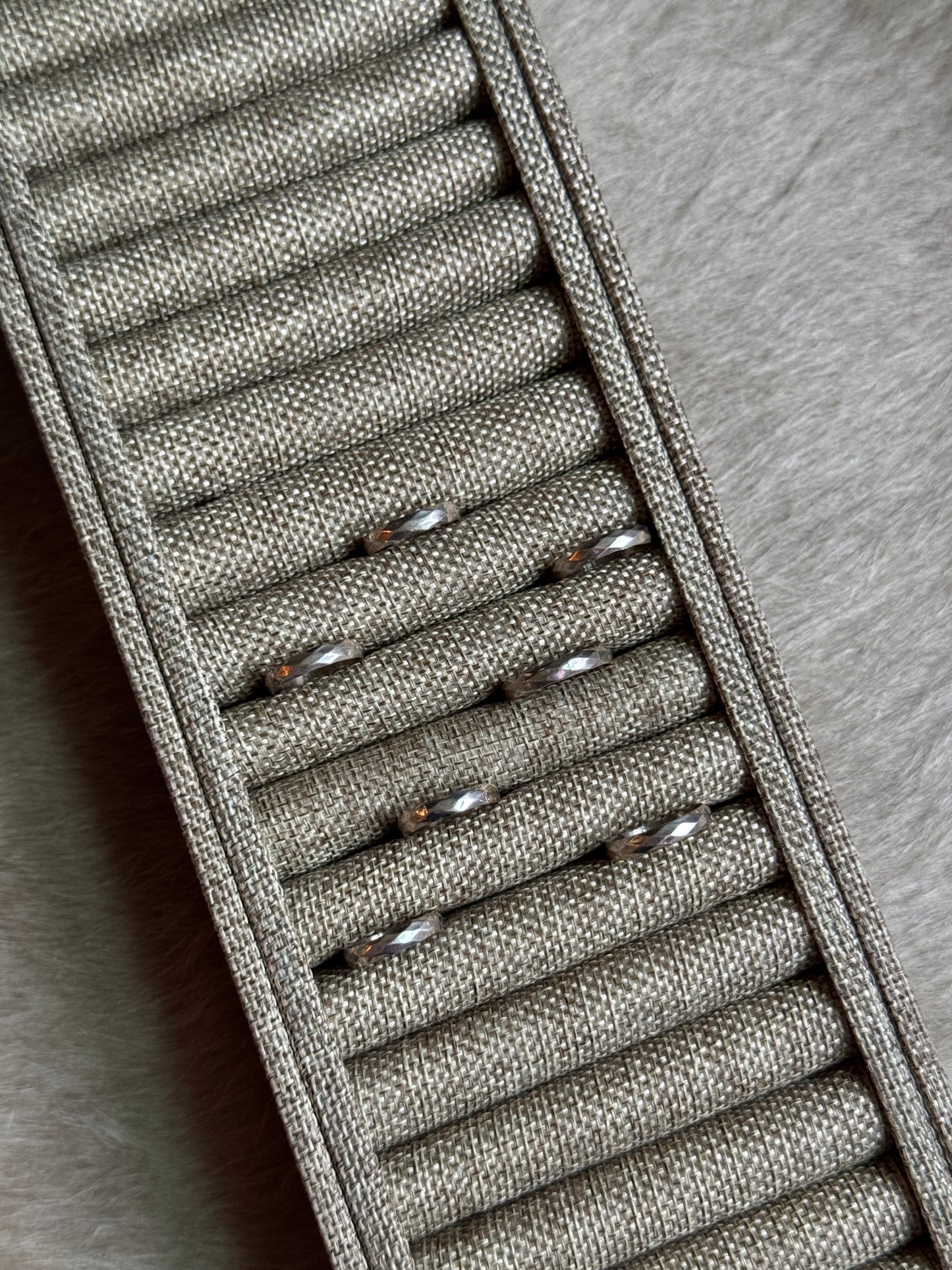 Sterling Silver Hammered Band