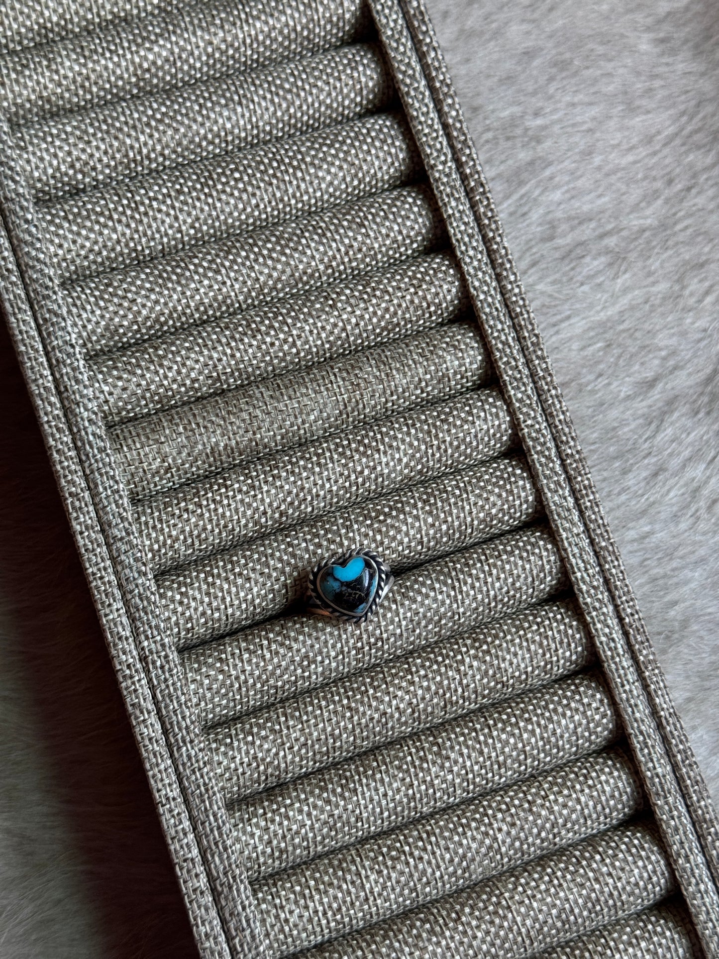 Sz 6.5 White Buffalo Turquoise Ring