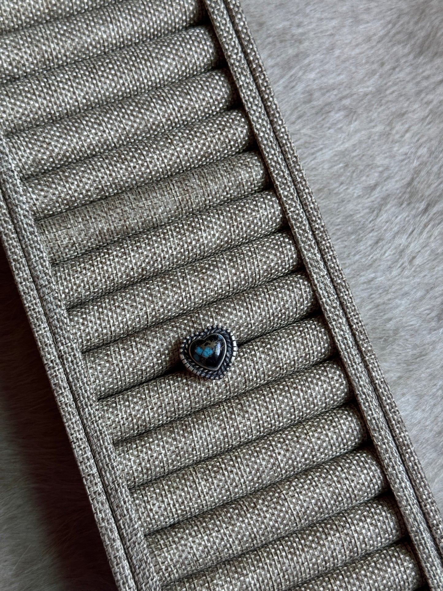 Sz 6.5 White Buffalo Turquoise Ring