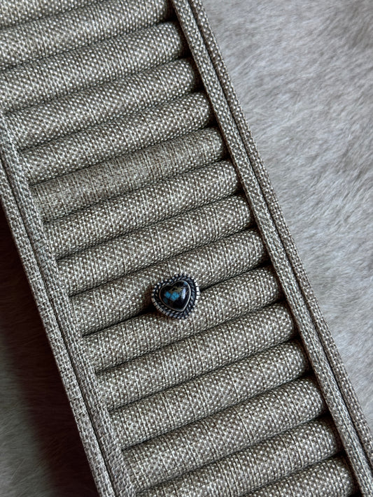 Sz 6.5 White Buffalo Turquoise Ring