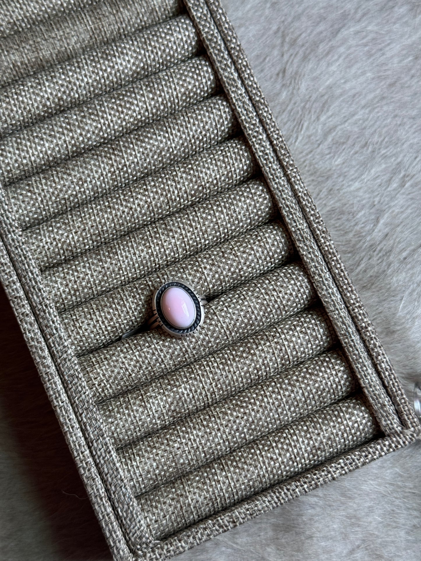 Sz 9.5 Pink Conch Ring