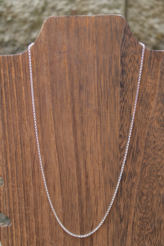 18" Sterling Silver Rolo Chain