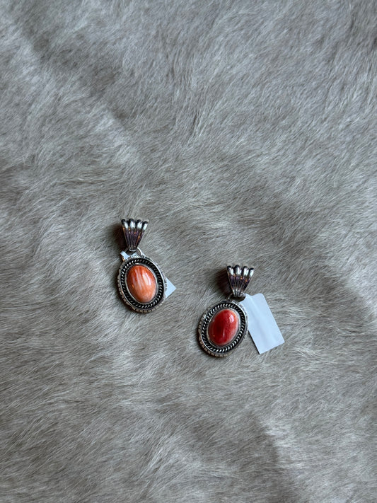 Orange Spiny Pendant