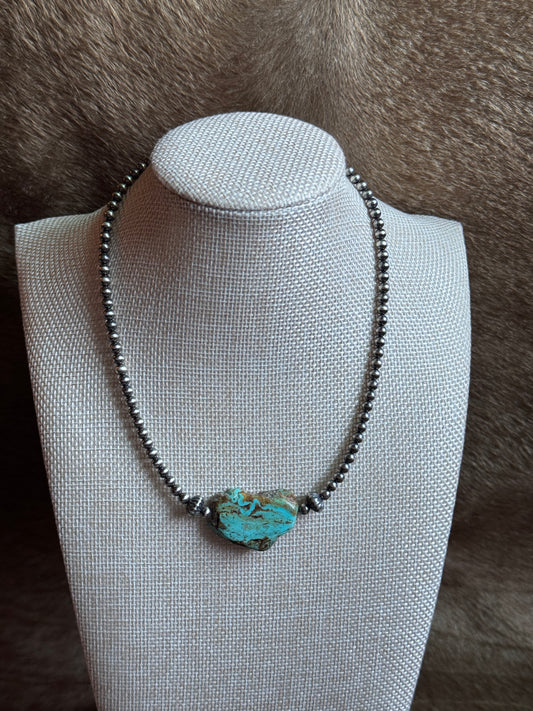 15-16.5" Pearl & Turquoise Slab