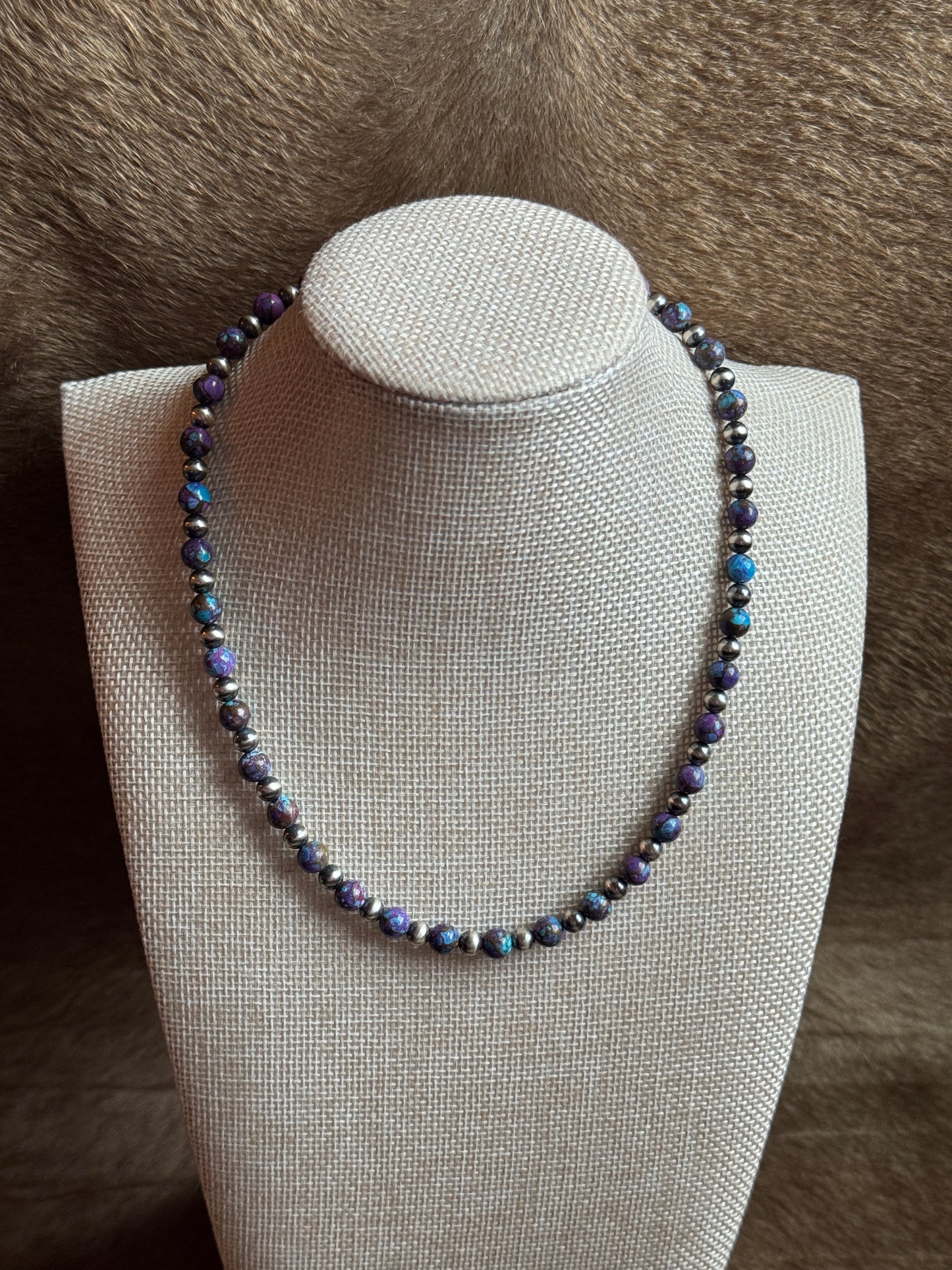 16-17.5" Purple Spotted Mohave