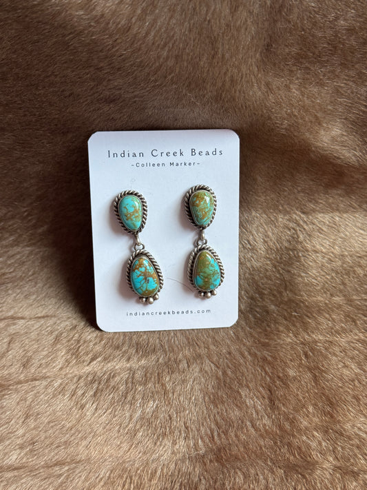 Royston Turquoise Dangle Earrings
