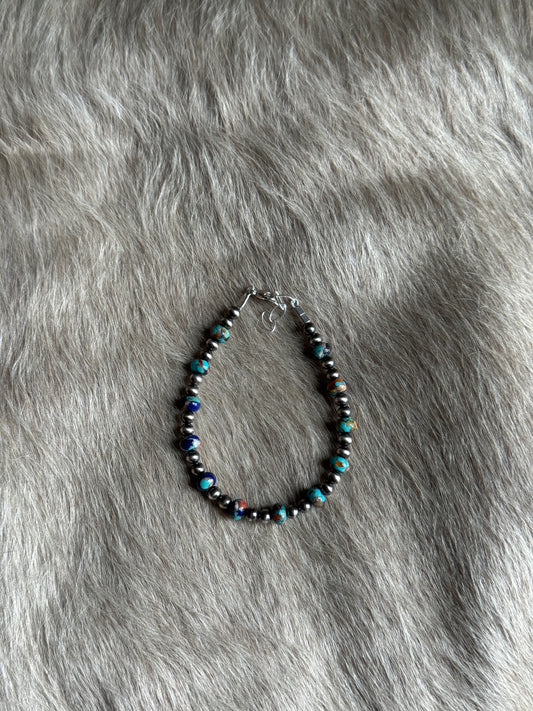 7-7.5" Kingman Spiny Blue Lapis