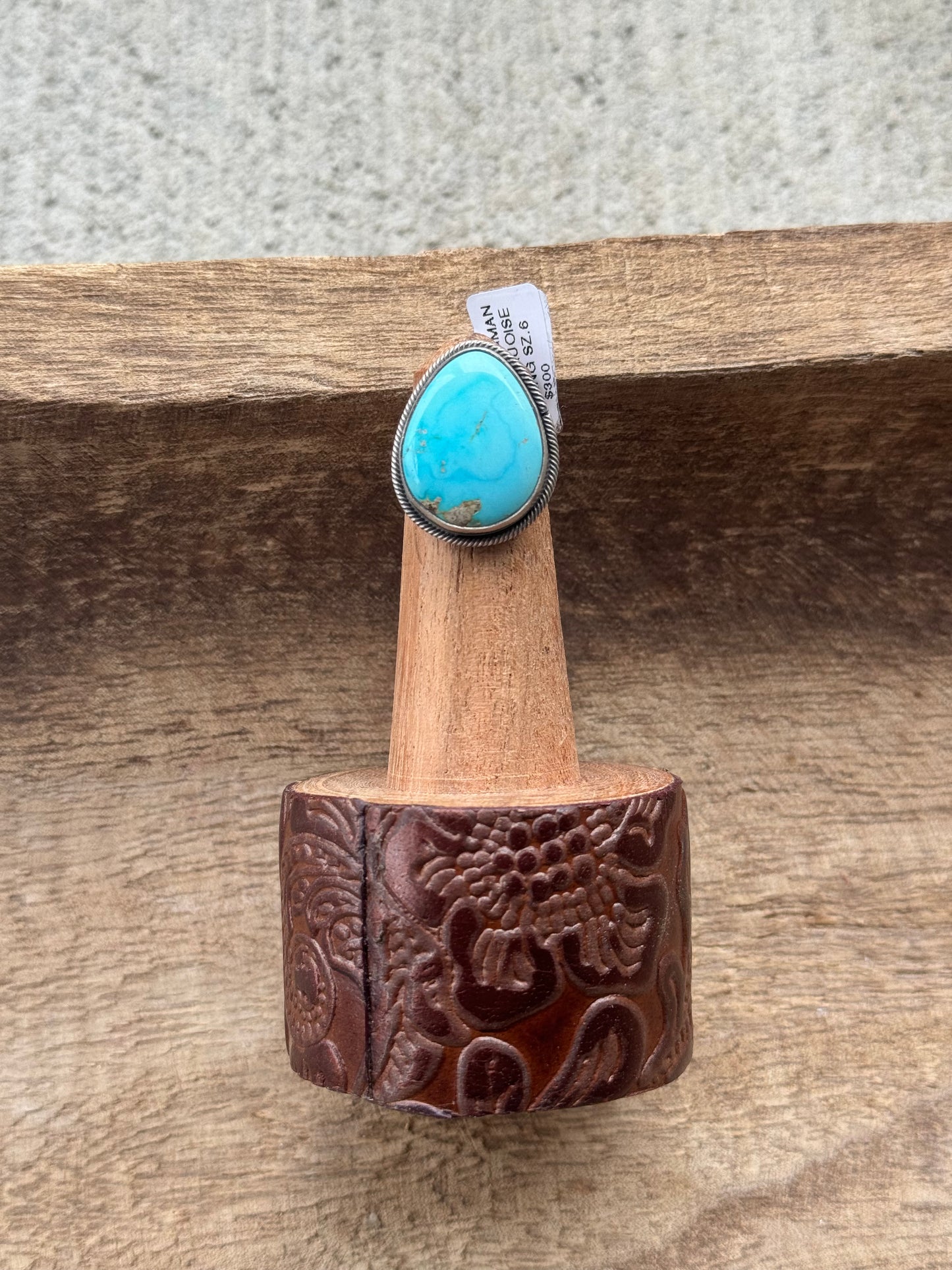 Sz 6 Kingman Turquoise Ring