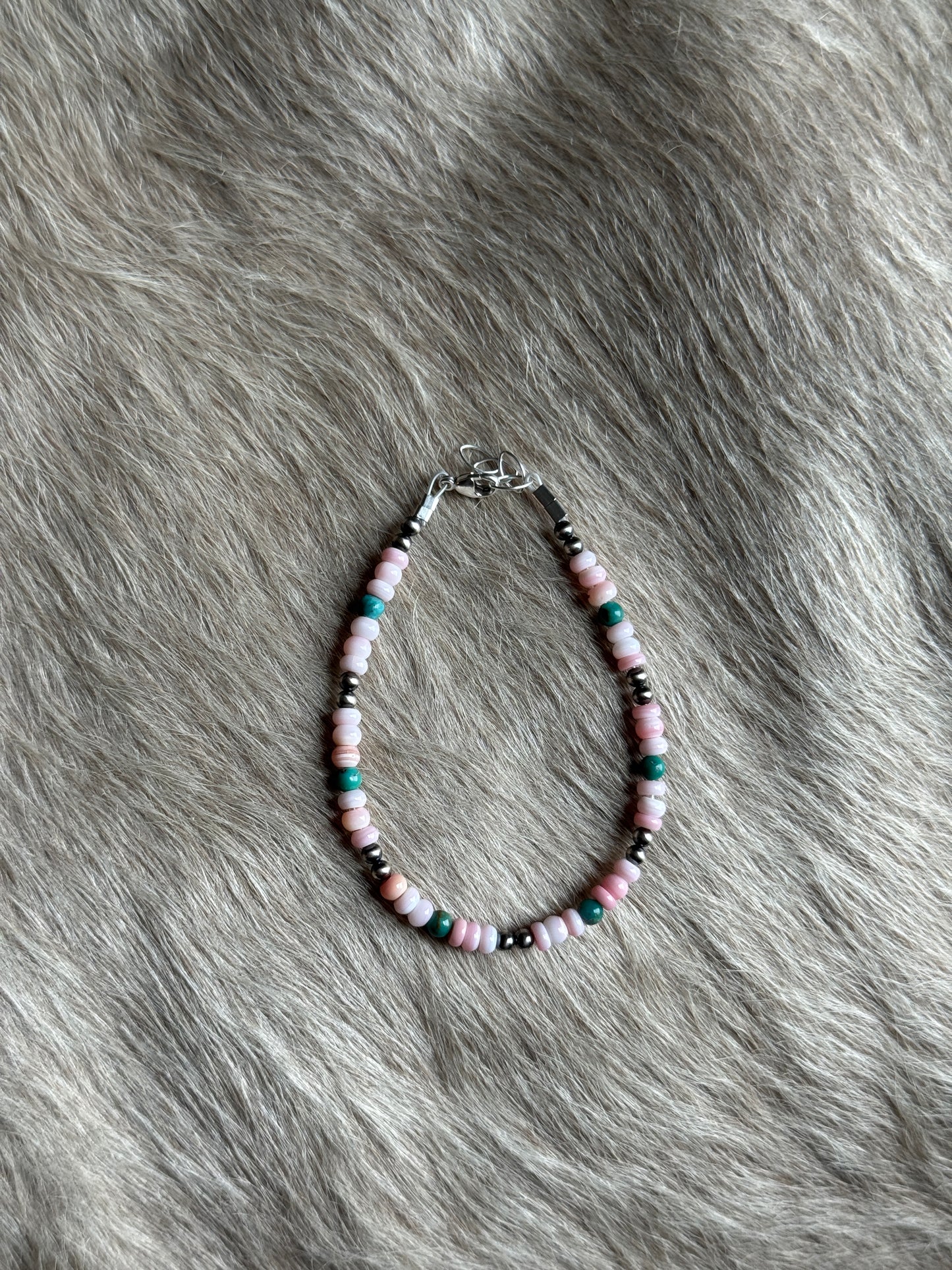 7-7.5" Pink Conch & Turquoise
